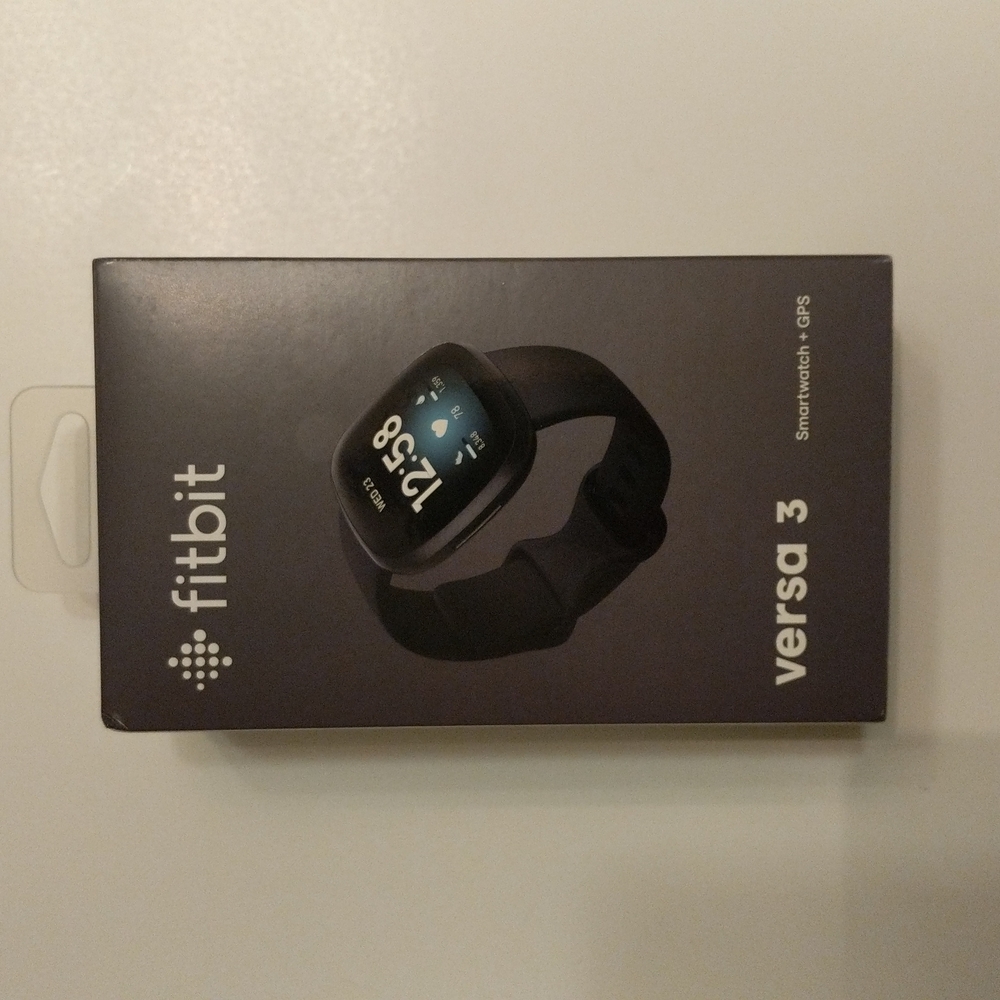 Fitbit Versa 3  Blk Brand New in box sealed